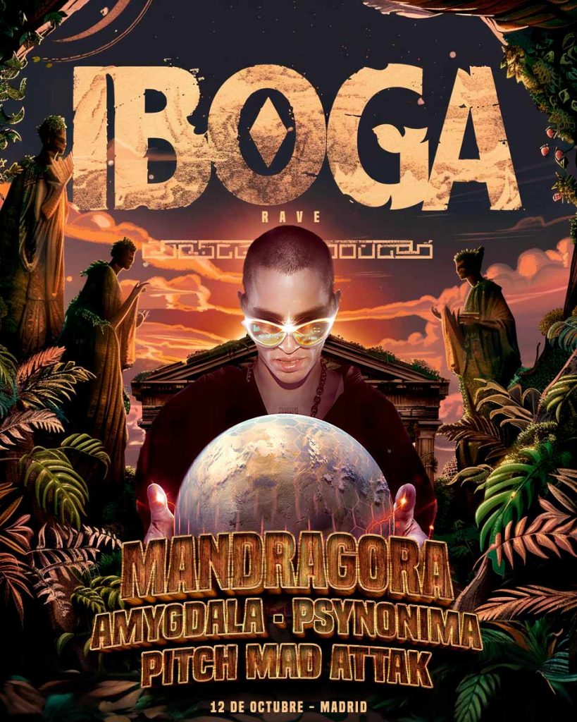 Mandragora, Amygdala, PsyNonima & Pitch Mad Attak - Sala La Riviera | Iboga Rave Madrid